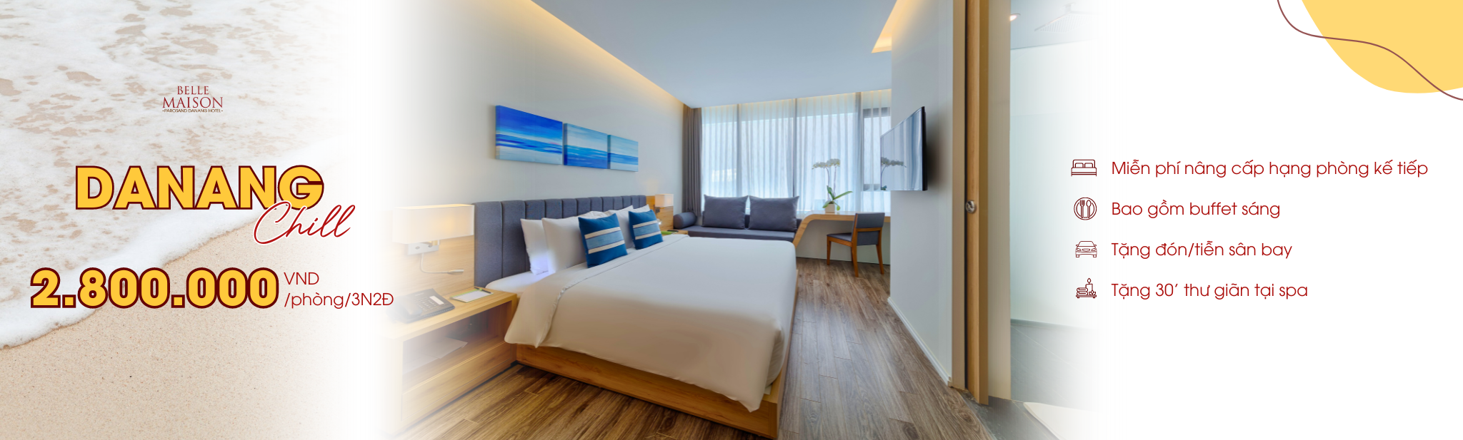 BEST DEAL, BEST STAY THIS SPRING IN DANANG CITY ONLY 2.800.000VND